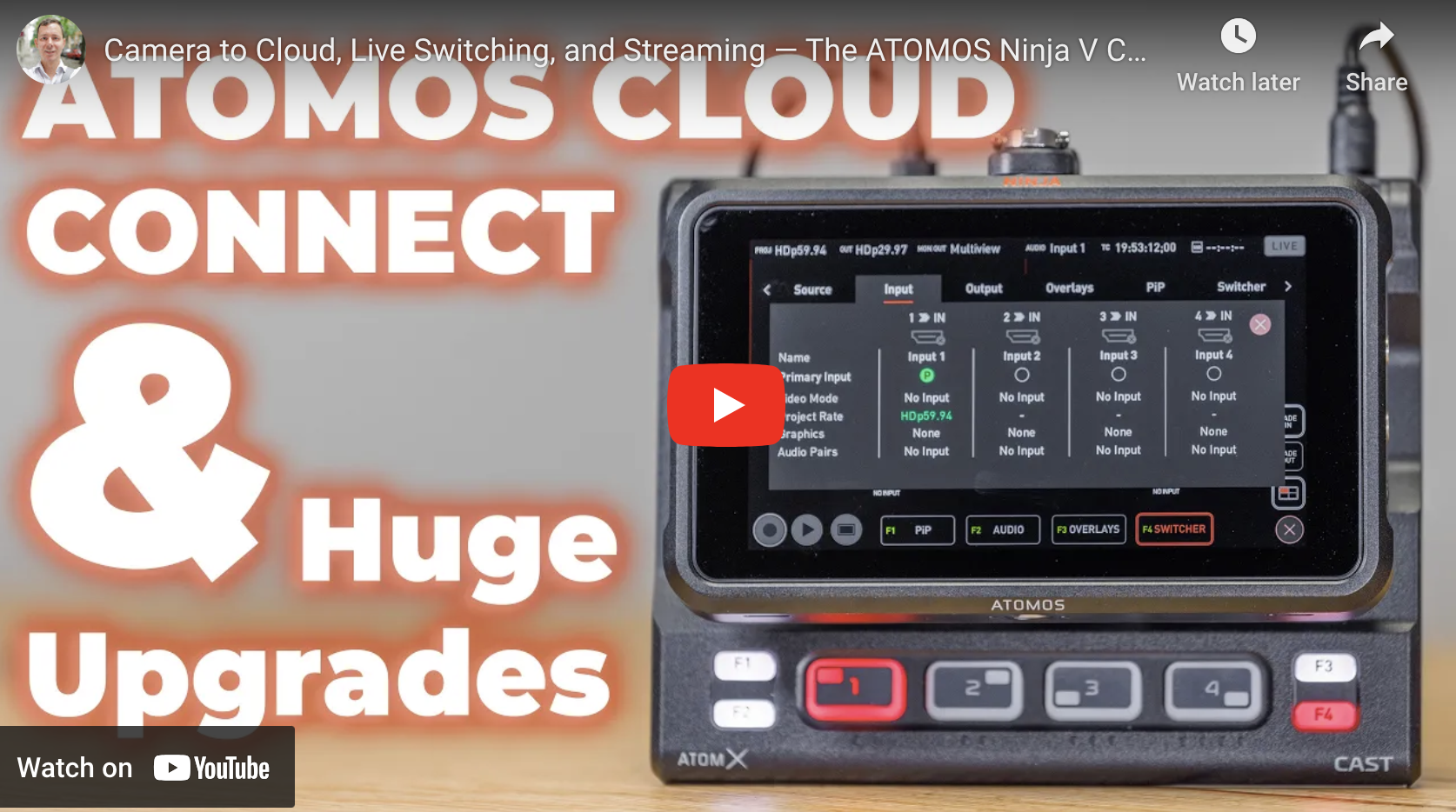 Camera to Cloud, Live Switching, and Streaming — The ATOMOS Ninja V Connect Upgrade