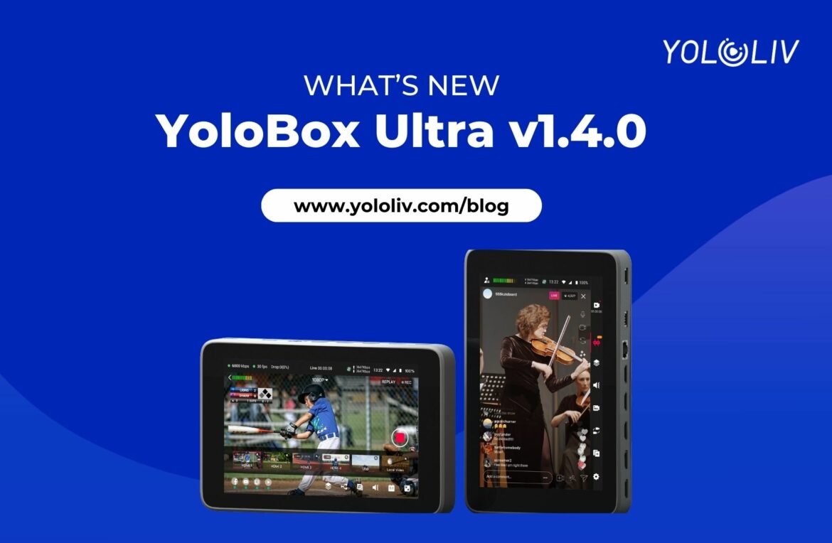 What’s New on YoloBox Ultra v1.4.0 – ISO recording Upgrade, 3 NDI Sources, 2K Streaming & Recording, and More