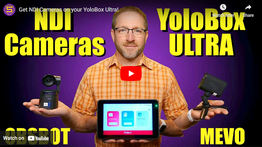 Get NDI Cameras on your YoloBox Ultra!