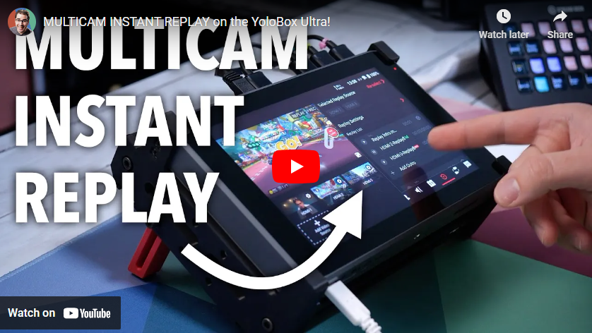 MULTICAM INSTANT REPLAY on the YoloBox Ultra!