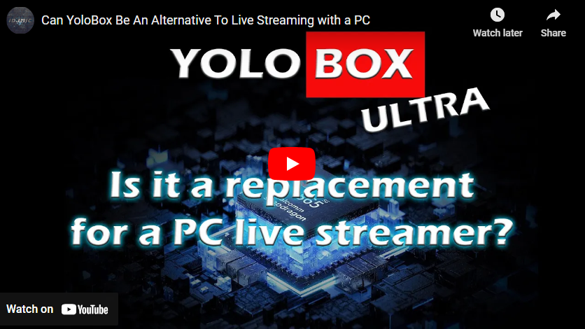 Can YoloBox Be An Alternative To Live Streaming with a PC