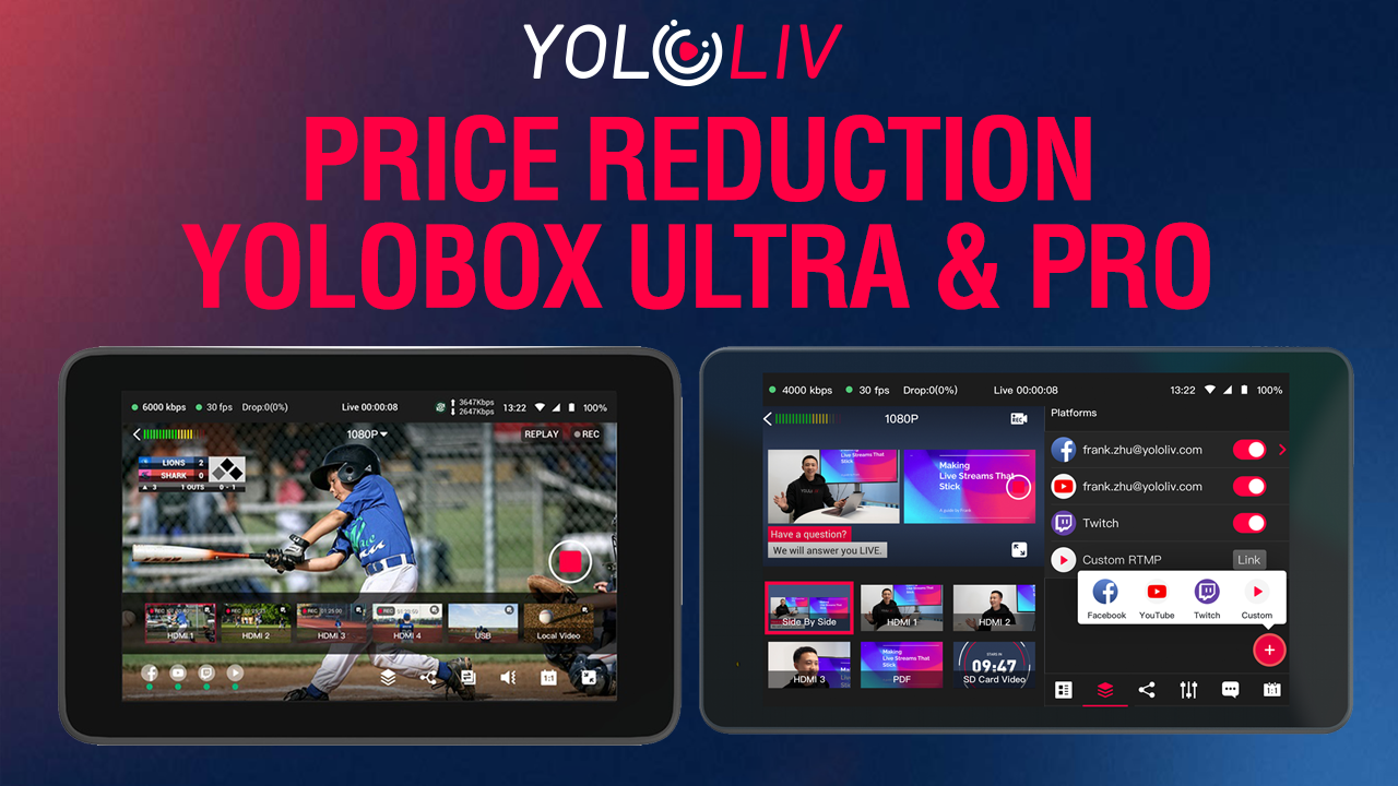 YoloLiv Price Reductions On YoloBox Ultra & Pro