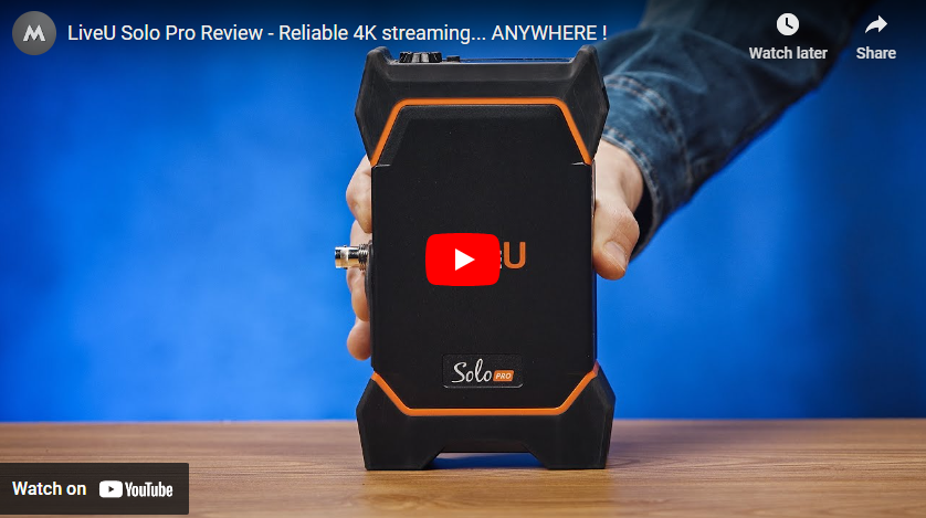 LiveU Solo Pro Review – Reliable 4K streaming… ANYWHERE !