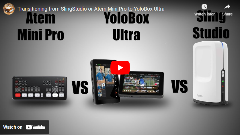 Transitioning from SlingStudio or Atem Mini Pro to YoloBox Ultra ...