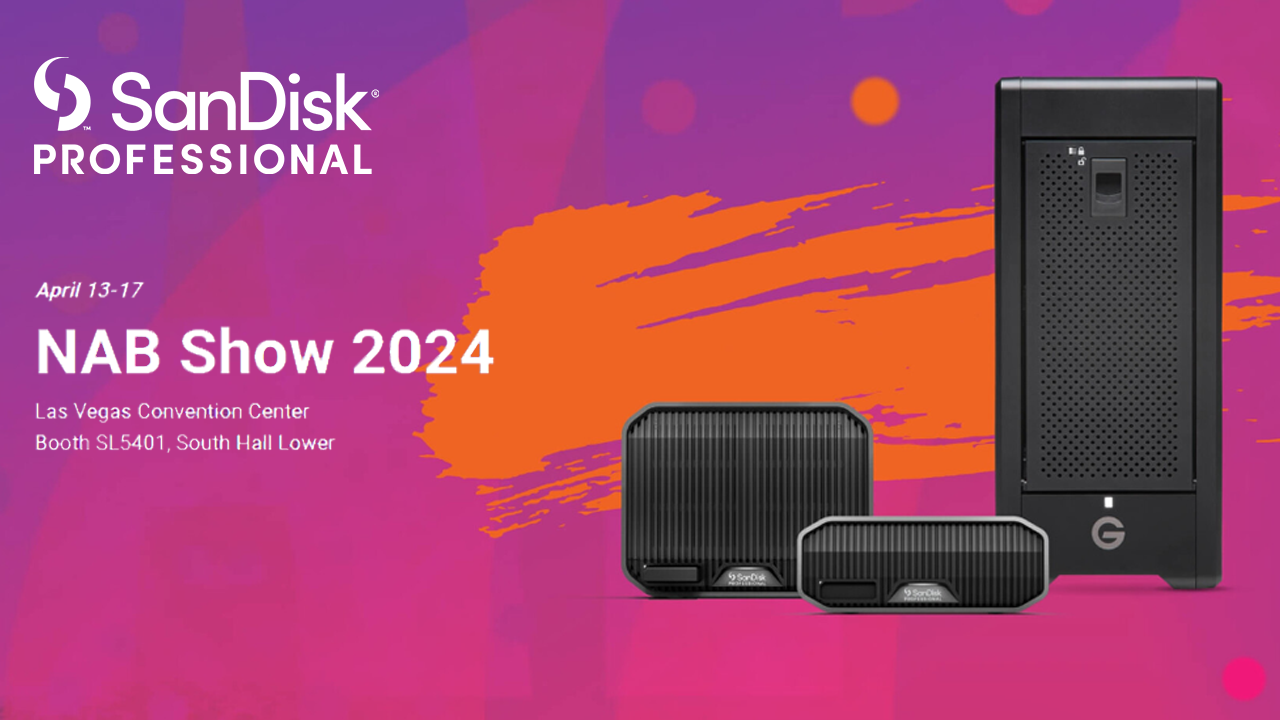 New Larger Capacities From SANDISK PROFESSIONAL