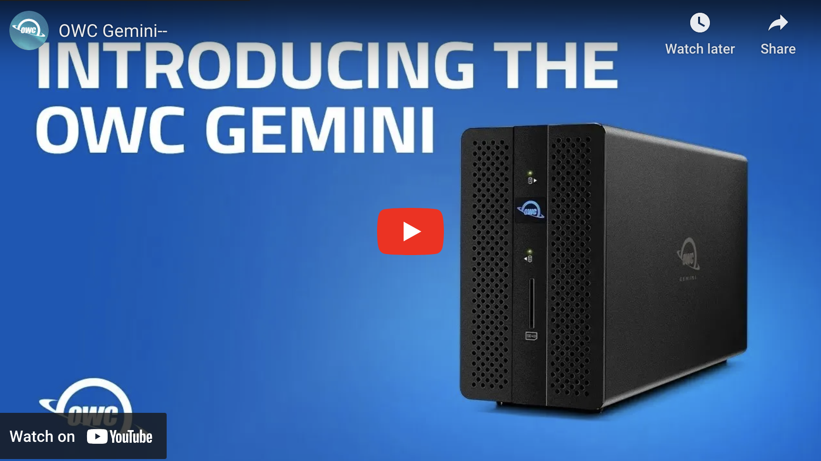 OWC Gemini