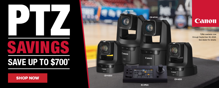 Canon CR-N700 PTZ Camera Price Drop