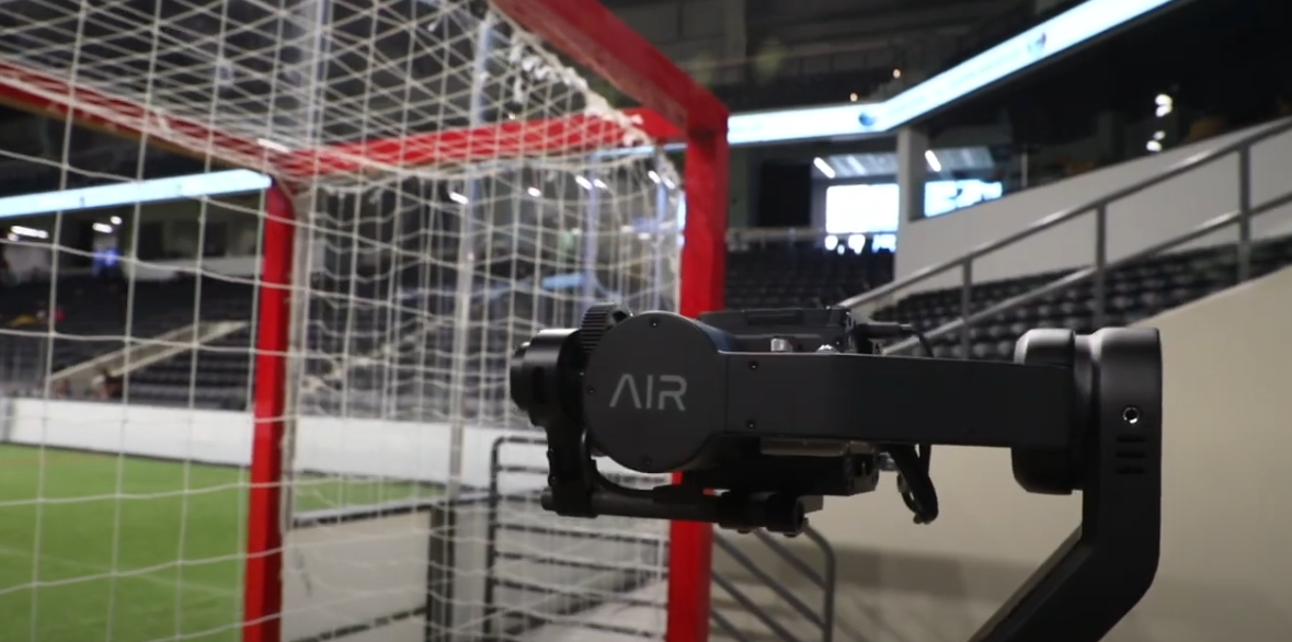 Behind the scenes look at how the Advanced Image Robotics AIR One was used at Frontwave Arena