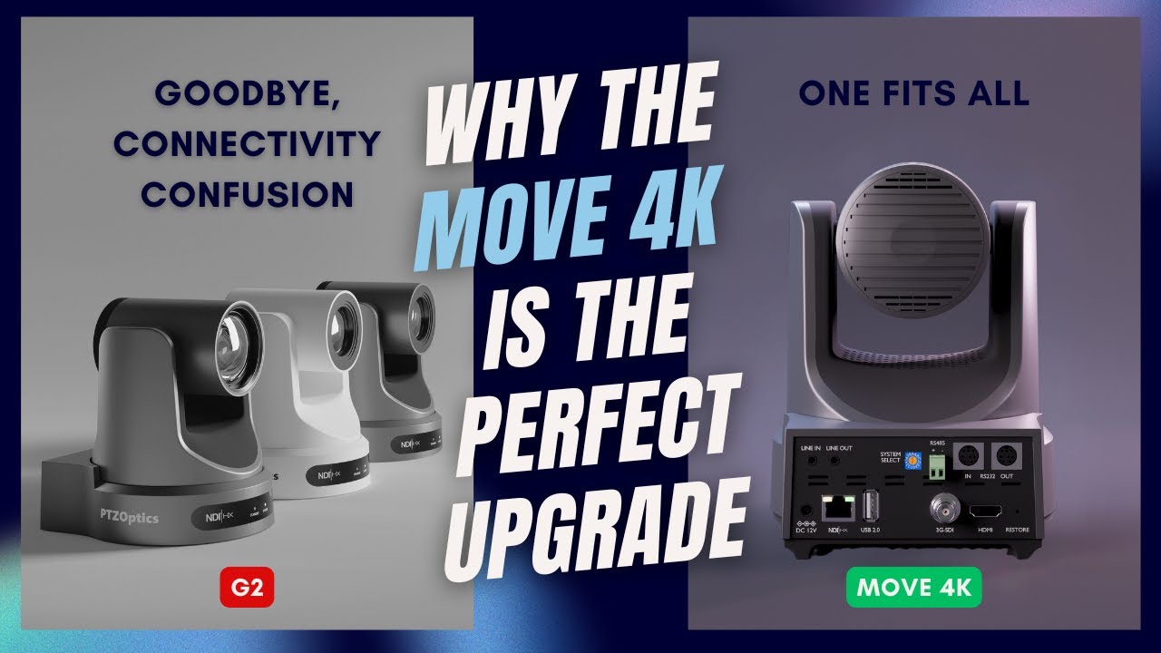 Why the PTZOptics Move 4K is the perfect upgrade!