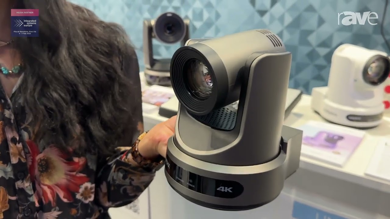 ISE 2025: PTZOptics Features Move 4K PTZ Camera With Built-In Tracking
