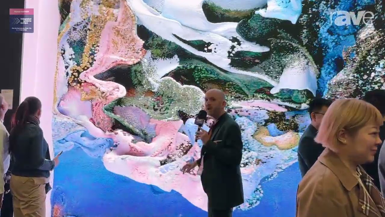 ISE 2025: Absen Talks About KLCOB V2 Micro LED Display, Demos 16×16-Meter 1.2-mm Version