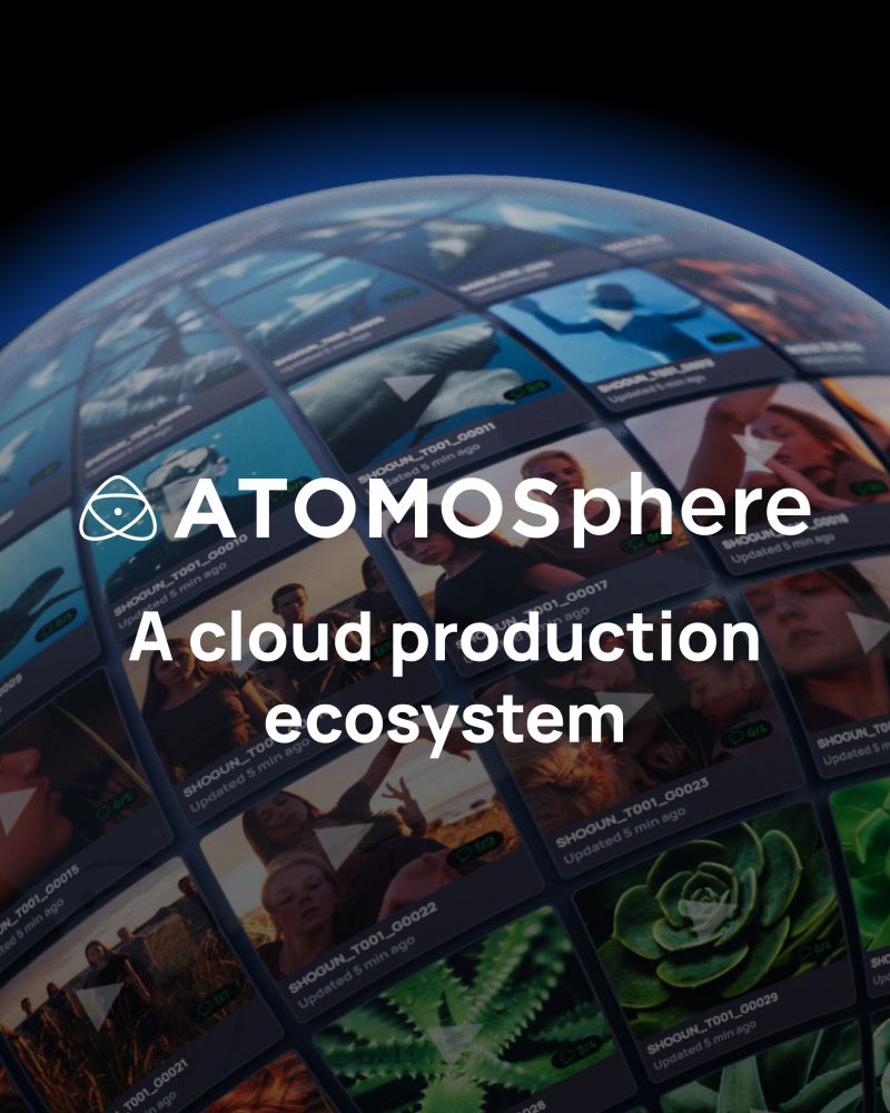 Upload, review & share from any camera with ATOMOSphere