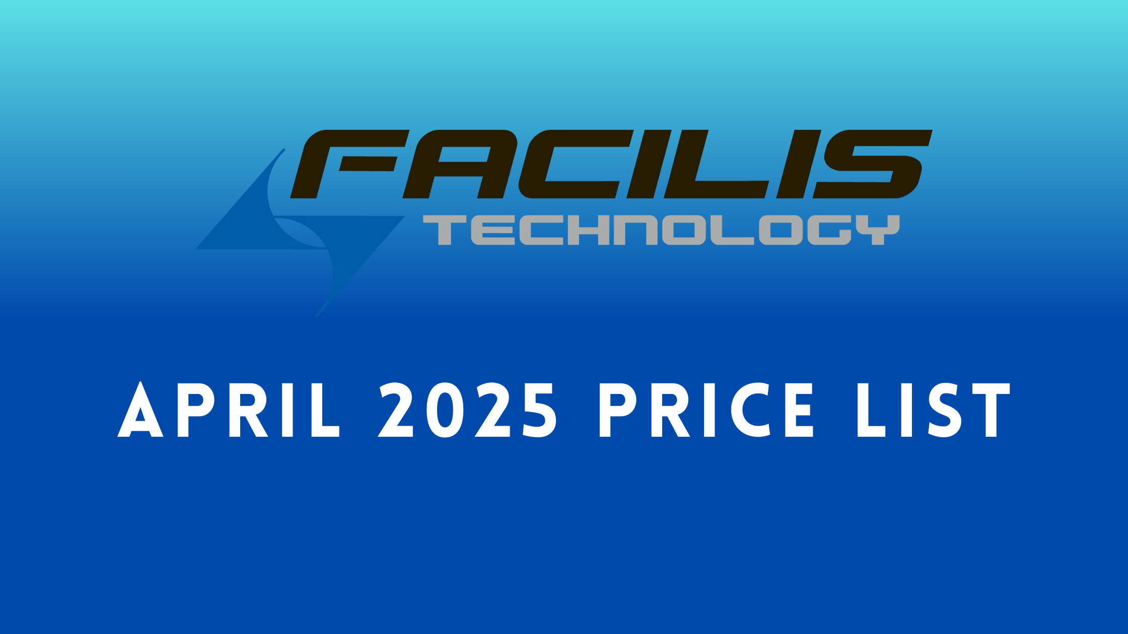 Facilis April 2025 Price List Now Available — No Increases for Core HUB Servers