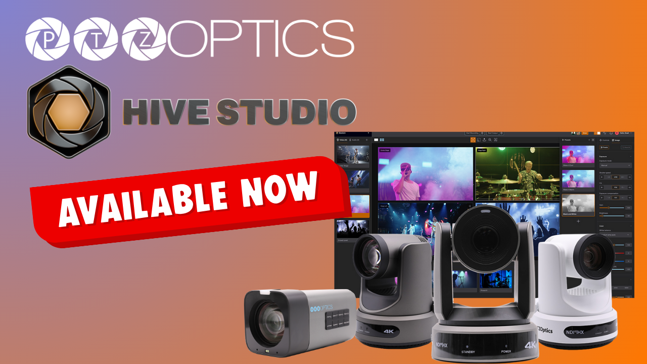 PTZOptics Hive Studio Now Available