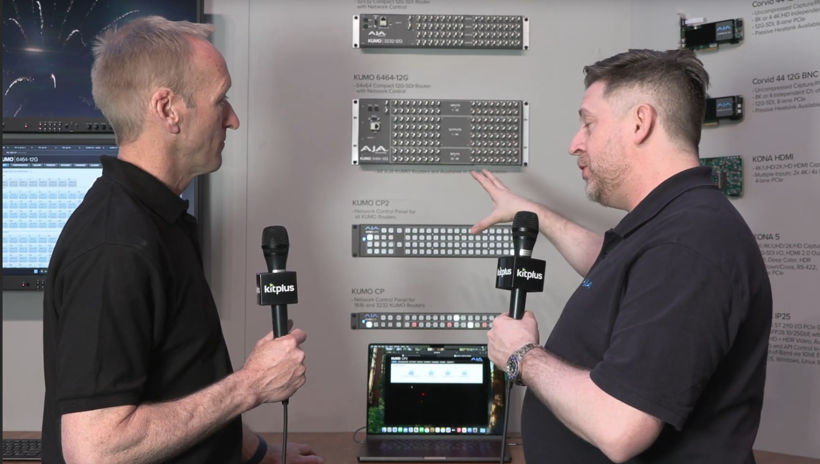 AJA Debuts KUMO 6464-12G Router at NAB 2025
