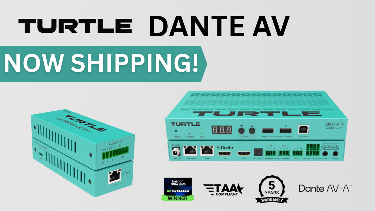 Turtle AV Now Shipping