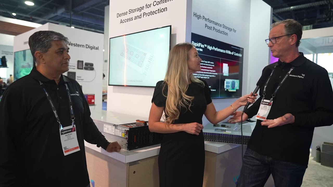 On the Showfloor Live at NAB LAS VEGAS 2025-Western Digital – Sponsored By Broadfield Distributing