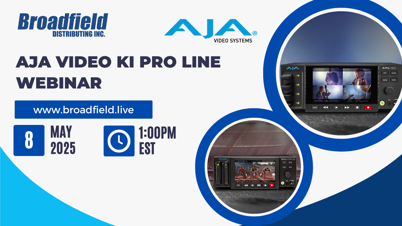 AJA Ki Pro Webinar This Week