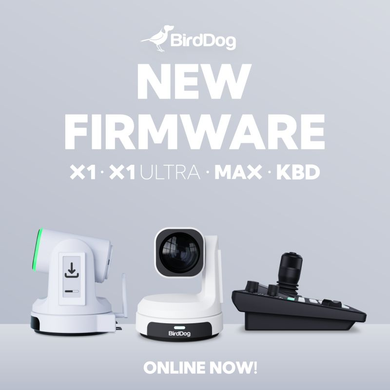 BirdDog KBD Firmware Update Adds NDI Discovery Server Support and More