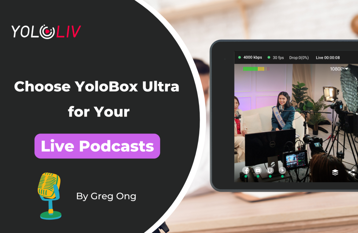 Behind the Setup: Greg Ong’s Pro-Level Podcast Studio with YoloBox Ultra