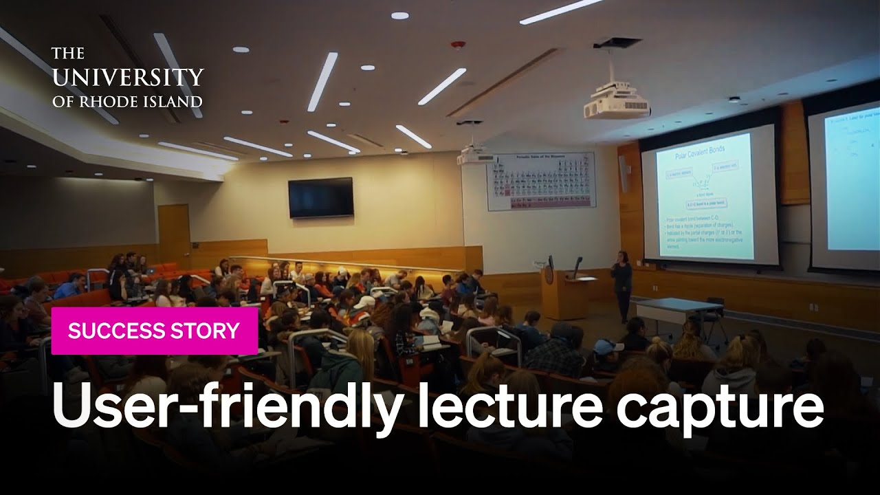 How the University of Rhode Island Uses Epiphan Pearl Nexus and Panopto for Seamless Lecture Capture