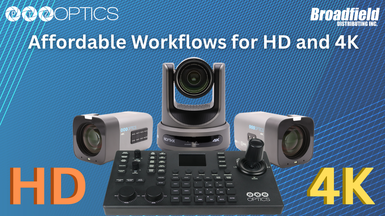 PTZOptics Has Workflows for HD and 4K Resolutions