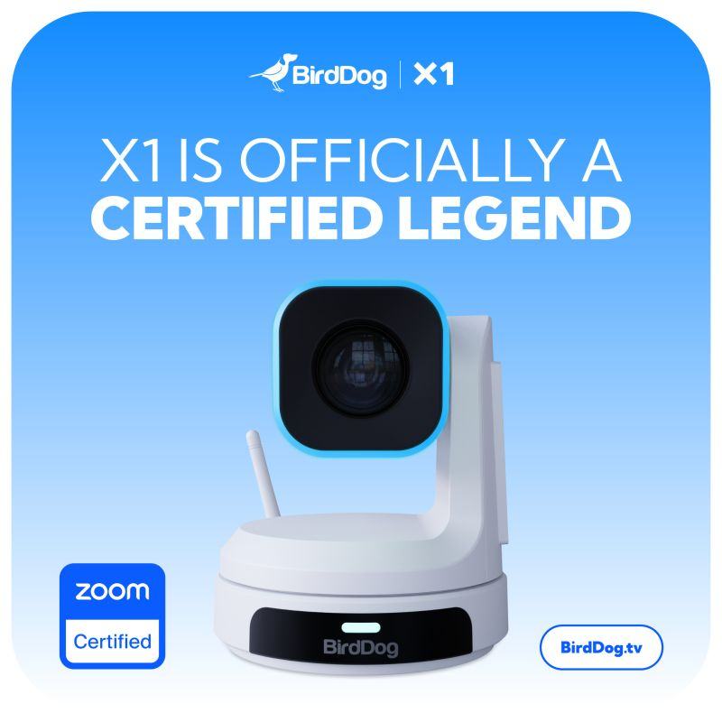 Why Zoom Certification Makes the BirdDog X1 a Game-Changer for Meeting Rooms