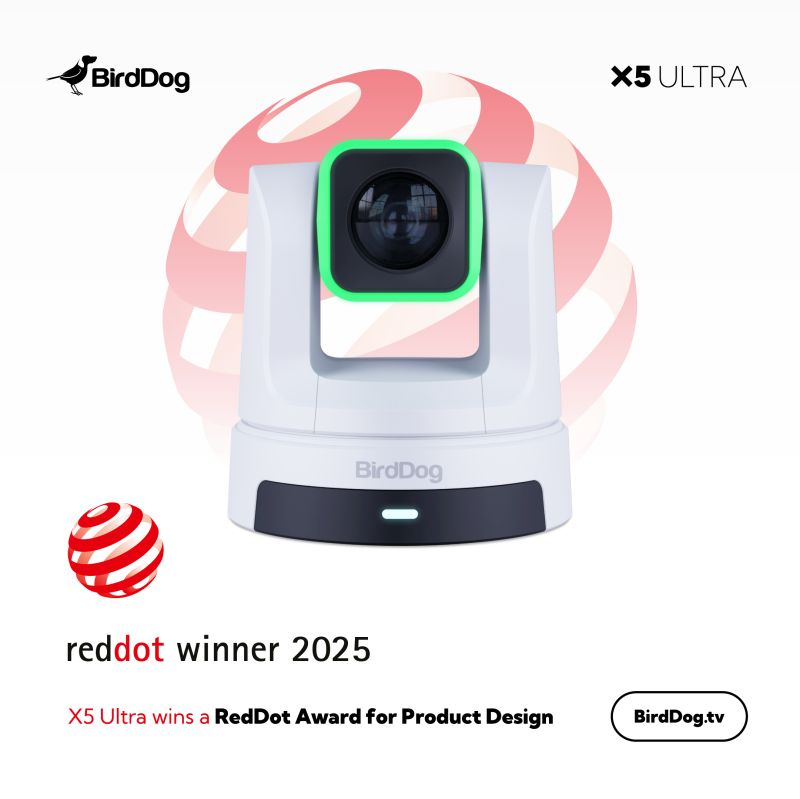 BirdDog X5 Ultra Recognized for Innovation at Red Dot Design Awards