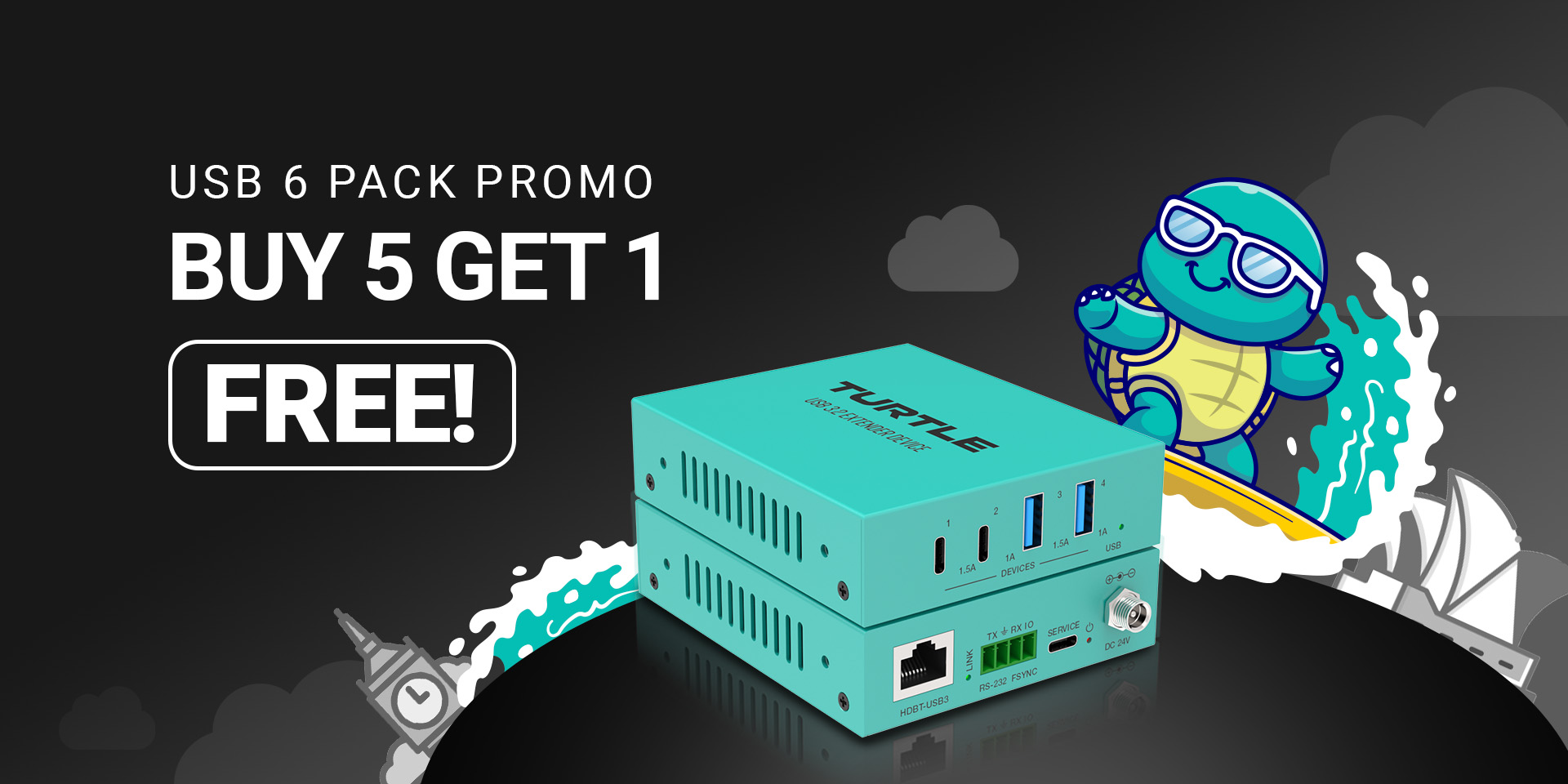 Turtle Buy 5 Get 1 Free Promo