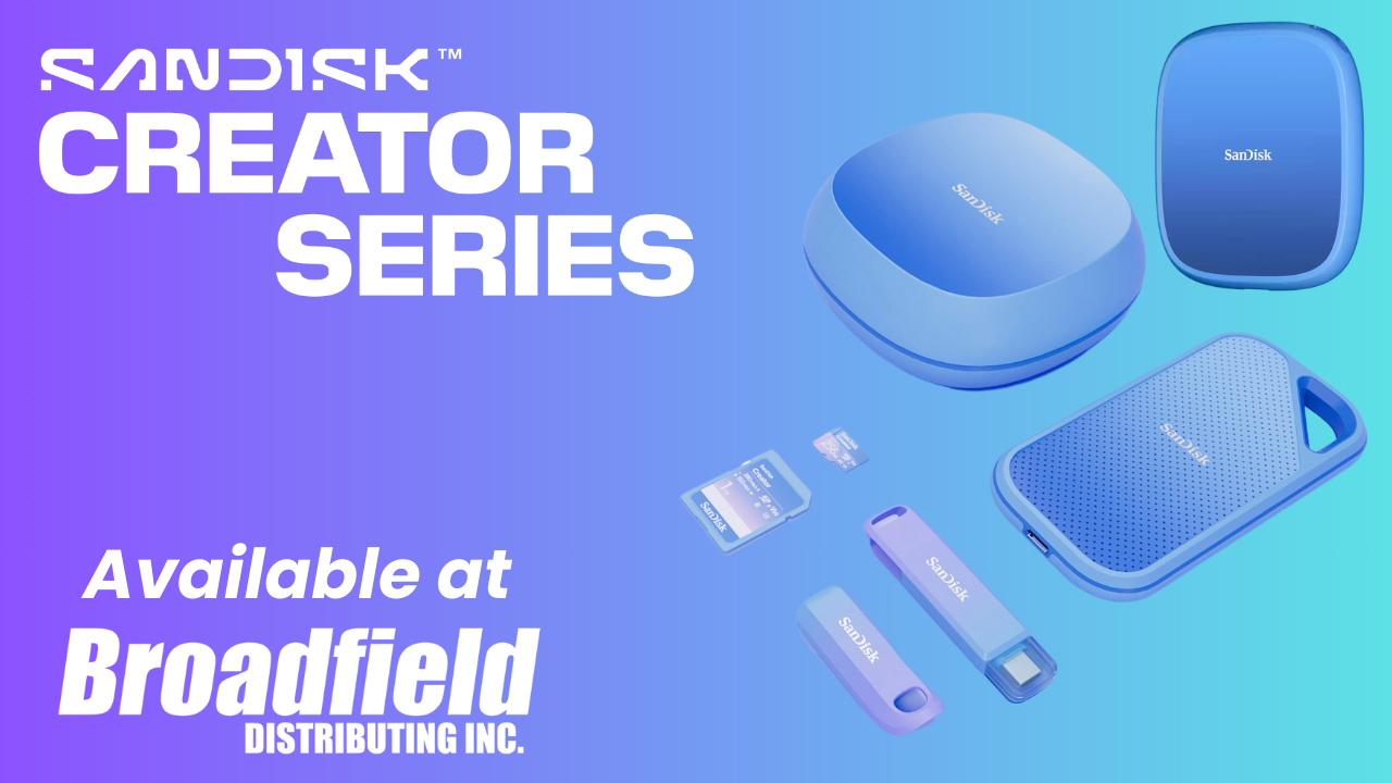 SanDisk Creator Series Available at Broadfield