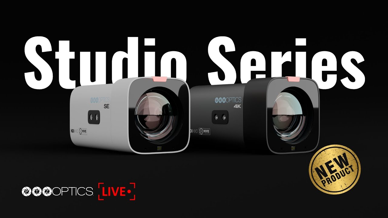 PTZOptics Studio 4K – Professional Fixed Camera with Hive Studio Control