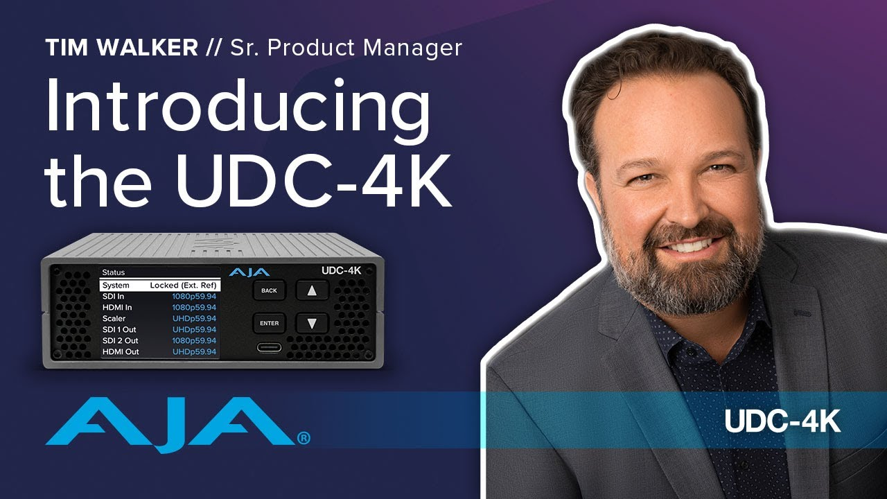 AJA Introduces the UDC 4K — The Ultimate All-in-One Mini Converter for Modern Workflows