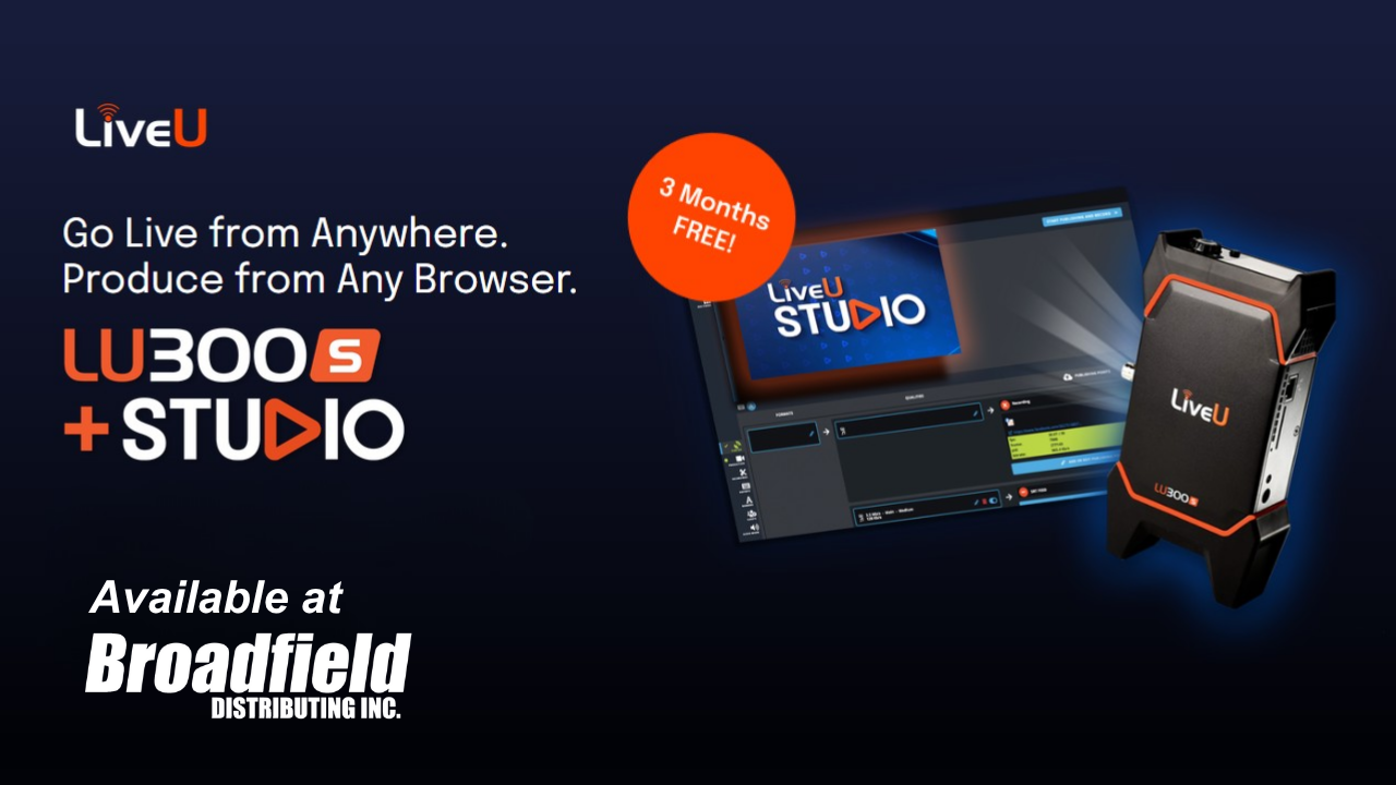 LiveU LU300S with 3 Months of LiveU Studio