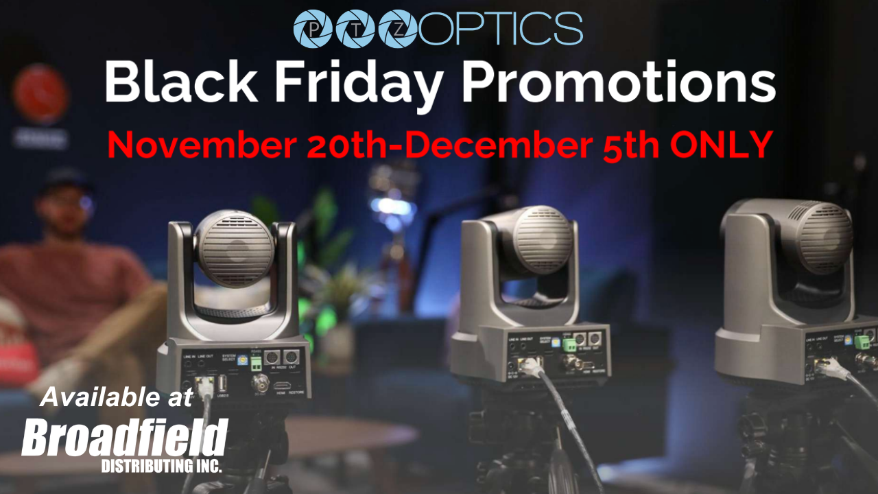 PTZOptics Black Friday 2025