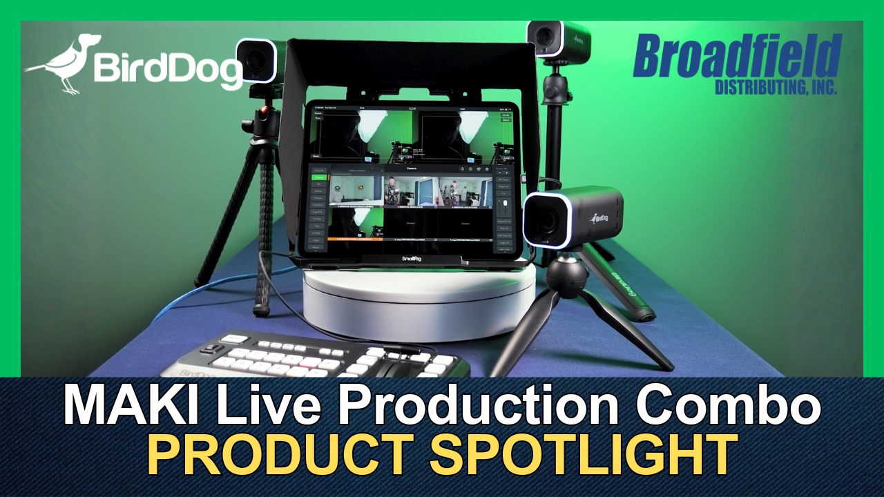 BirdDog MAKI Live Production Combo: Portable Multi-Camera Live Switching Under $2,000