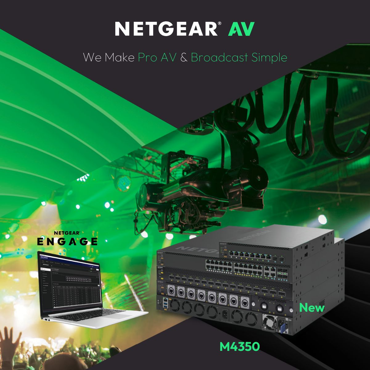 NETGEAR Expands AV-over-IP Portfolio to Simplify Pro AV and Broadcast Networks