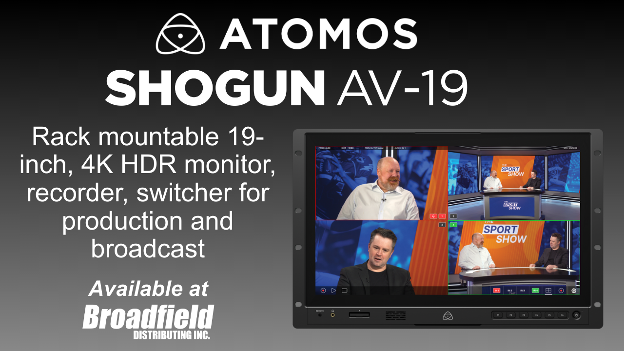 NEW PRODUCT ALERT: Atomos Shogun AV-19