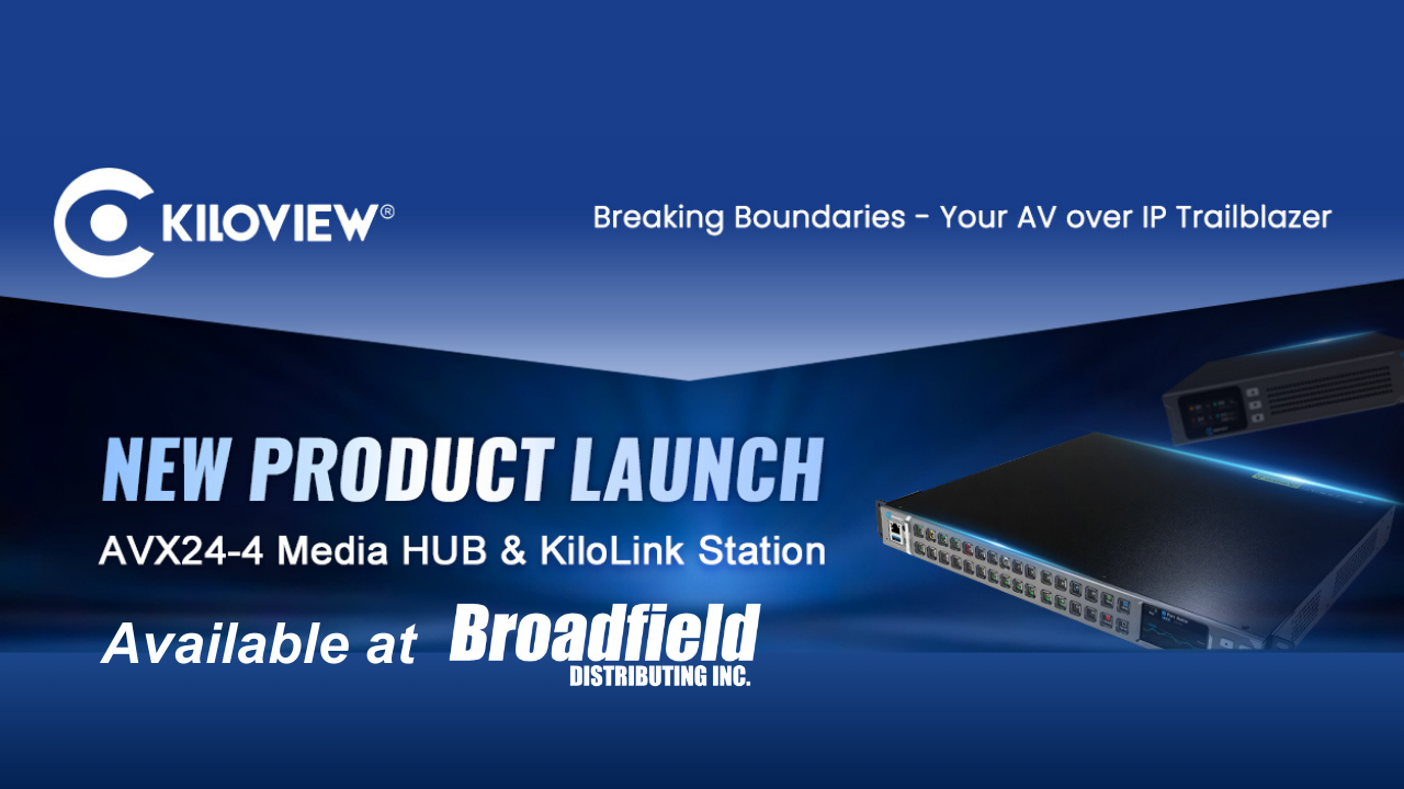 NEW! Kiloview AVX 24-4 Media Hub & Kilolink Station