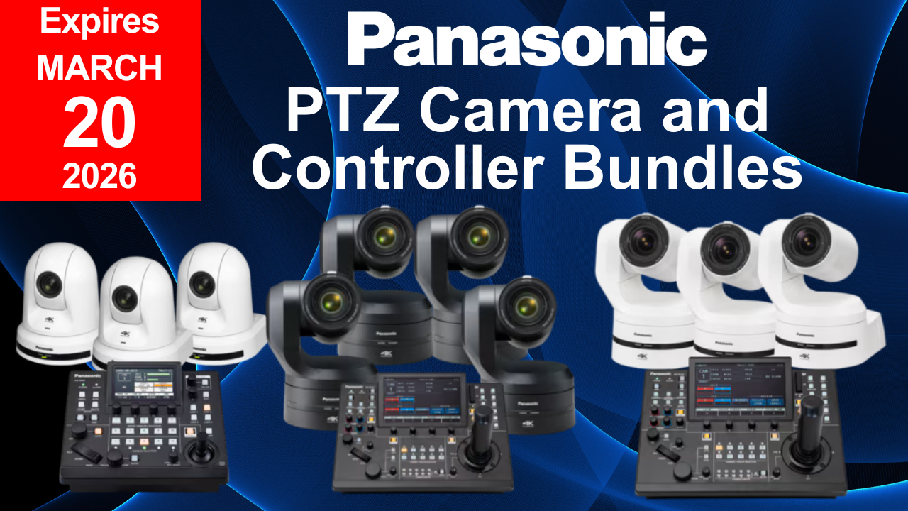 Panasonic AW-UE160 & AW-UE150 Camera Bundles