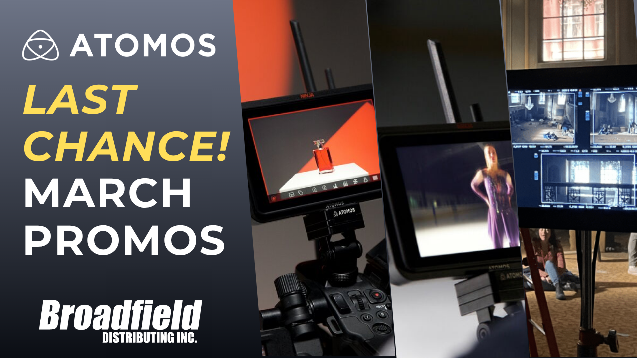 Atomos March Promos Expire March 31, 2026!