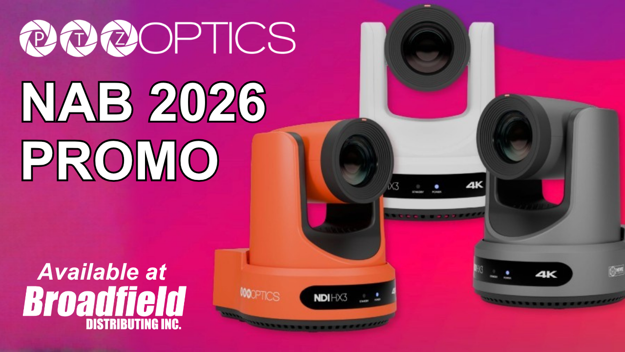 PTZOptics NAB Broadcast Camera Promo