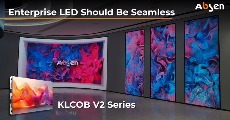 Absen KLCOB V2 LED Displays Deliver Reliable Visual Performance for Enterprise Spaces