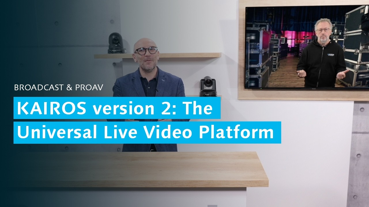 Panasonic KAIROS Version 2 Update Expands Live Production Capabilities