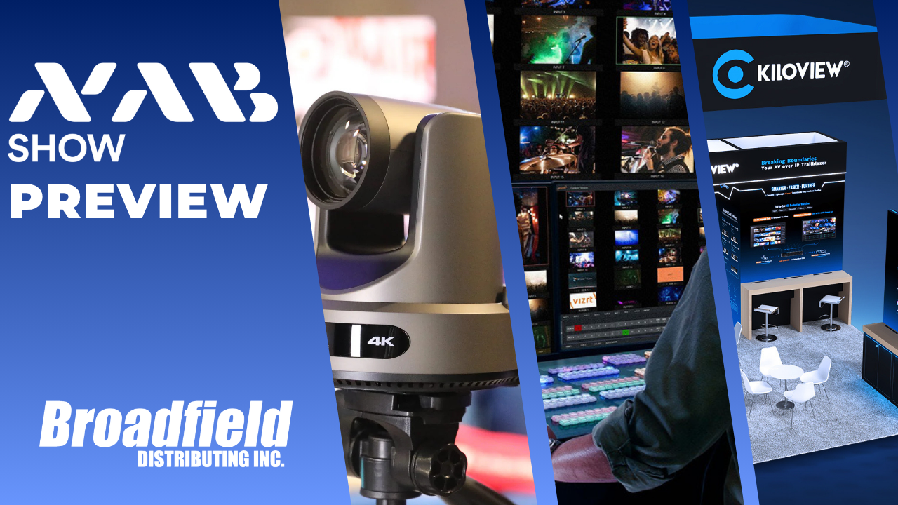 Broadfield NAB Preview with PTZOptics, Vizrt, Kiloview