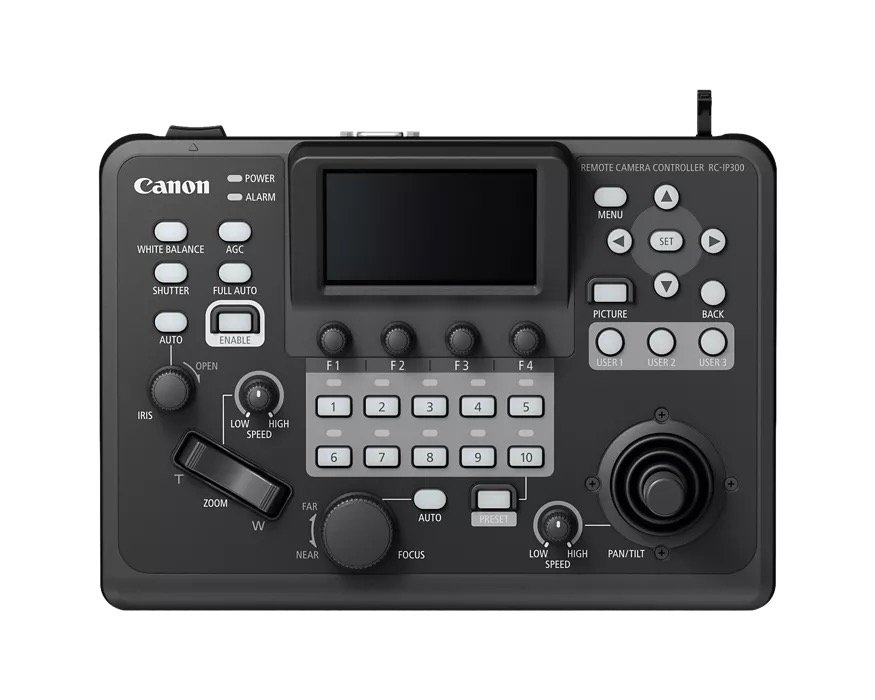 Canon Unviels New RC-IP300 PTZ Controller at NAB 2026