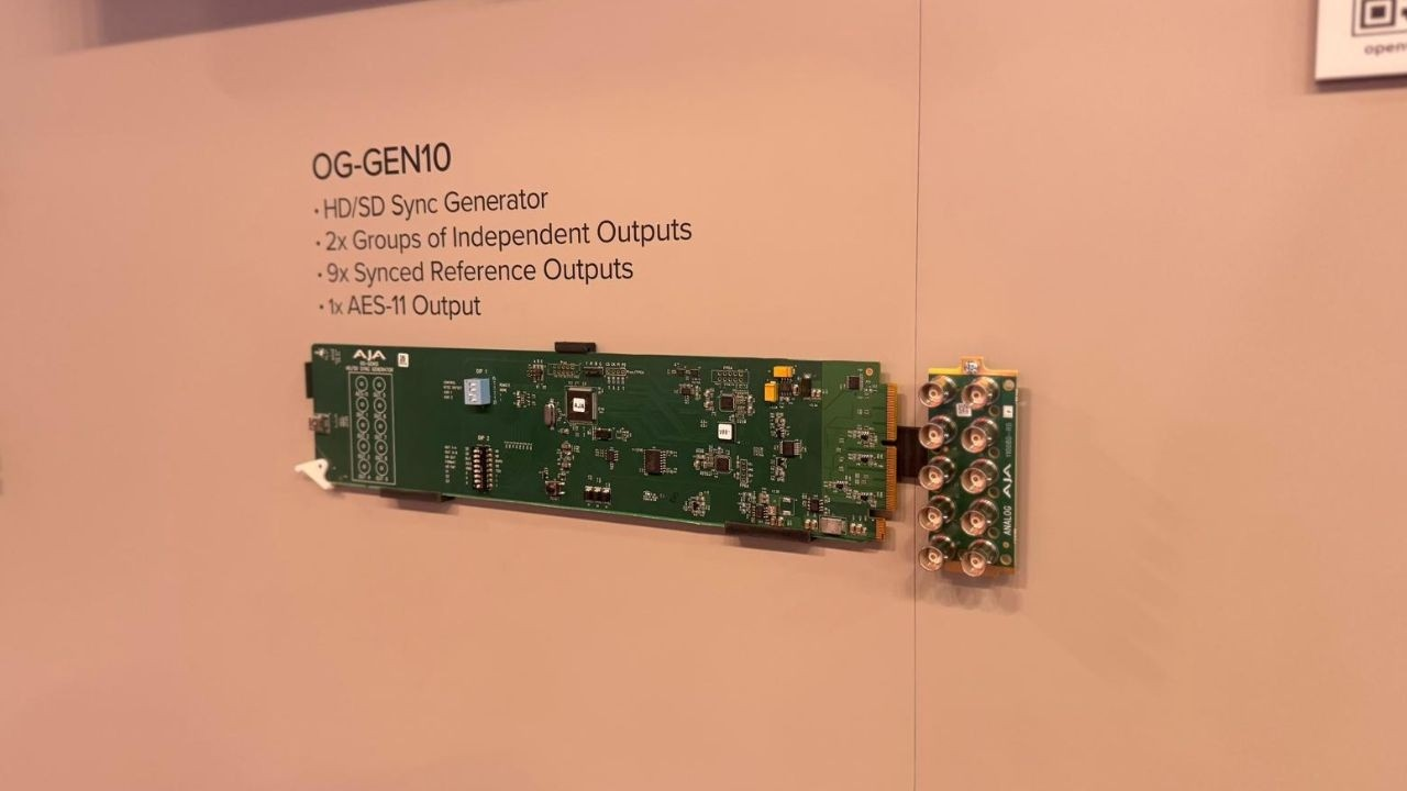 AJA OG Gen 10 Sync Generator Debuts at NAB 2026 for Reliable Broadcast Synchronization