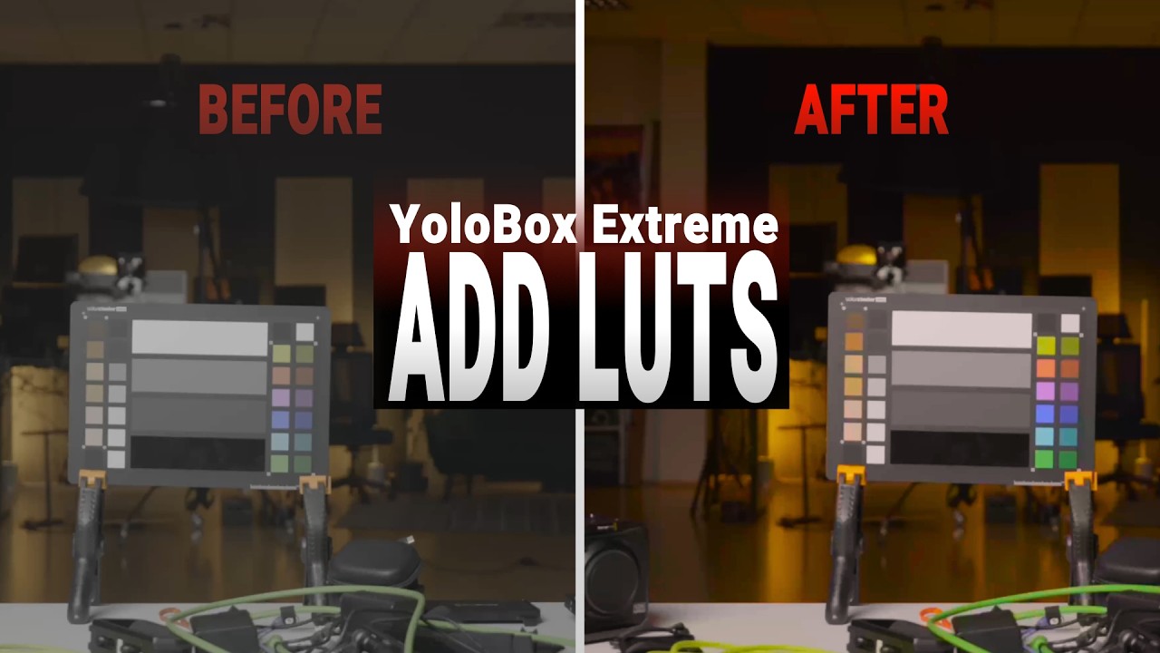 How to Add LUTs on YoloBox Extreme – Live Color Grading Demo
