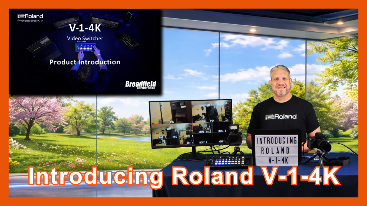 Roland V-1-4K First Look: The Ultimate Compact 4K Switcher