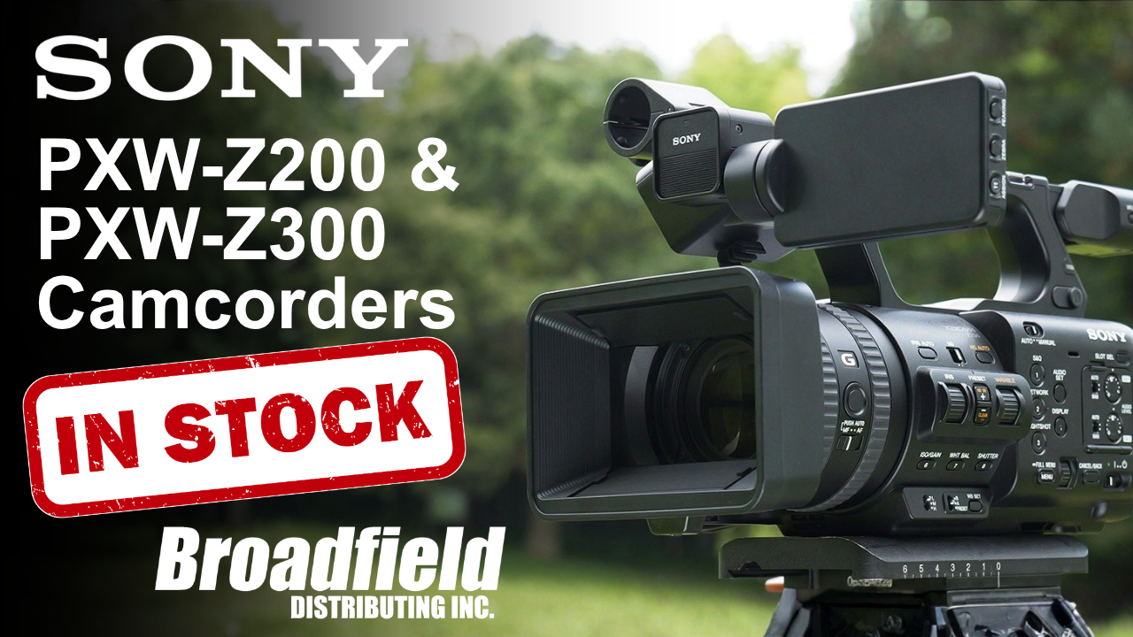 SONY PXWZ Camcorders In Stock at Broadfield
