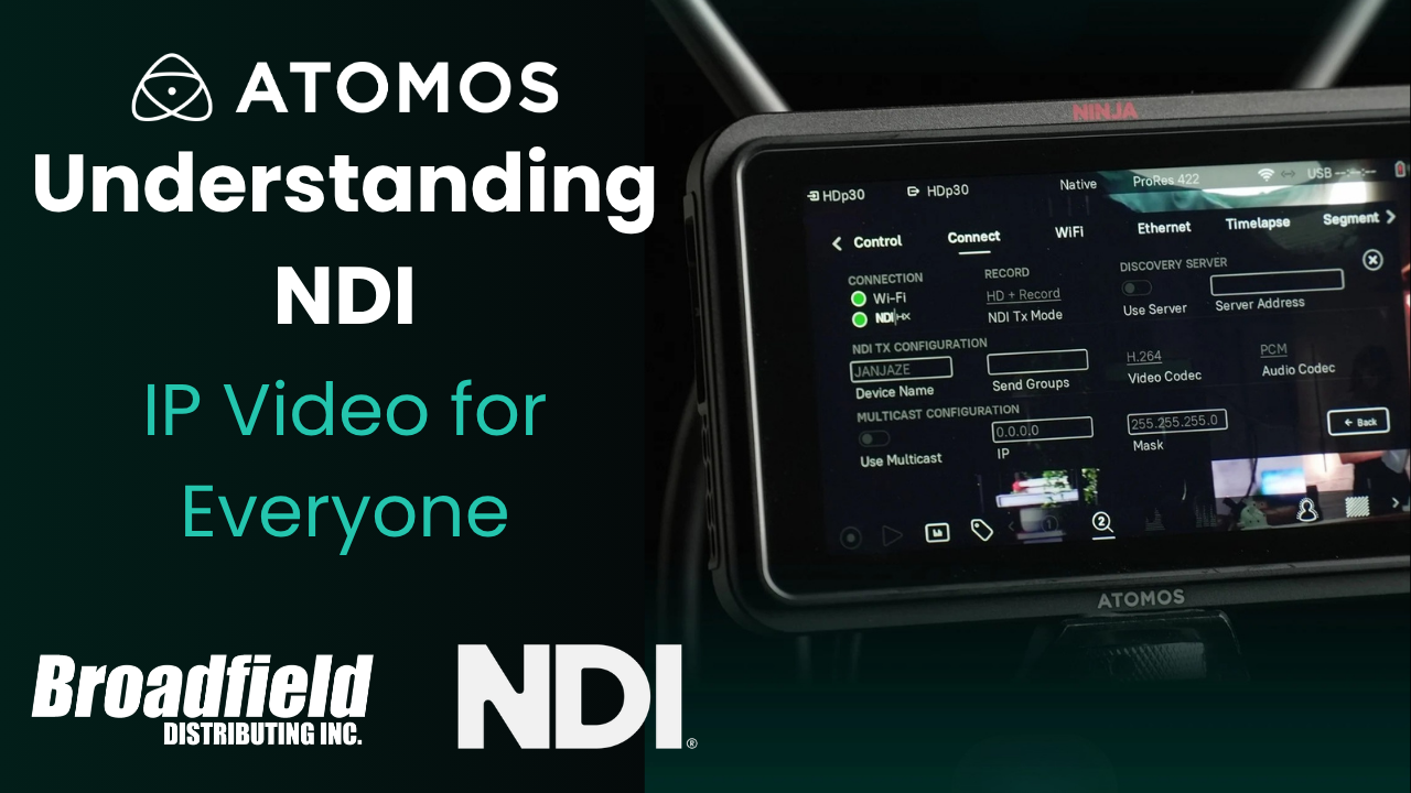 Atomos Monitor-Recorders with NDI Workflow